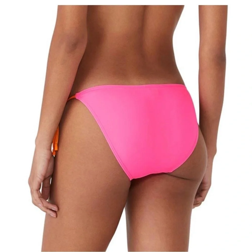 NWT kate spade new york Women's Contrast Side Tie Bikini Bottoms XL